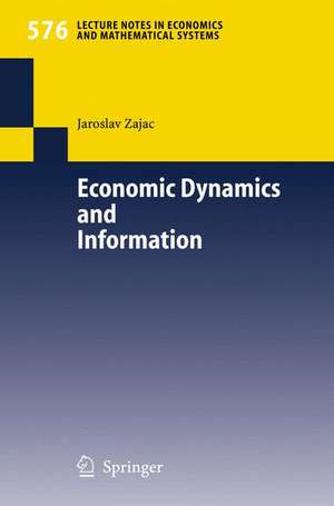 Economic Dynamics and Information de Jaroslav Zajac