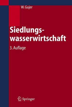 Siedlungswasserwirtschaft de Willi Gujer