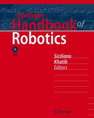 Springer Handbook of Robotics de Bruno Siciliano