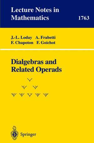 Dialgebras and Related Operads de J.-L. Loday