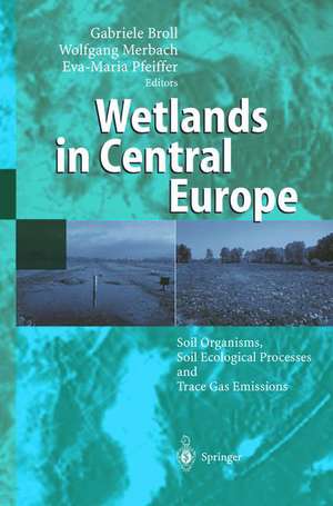 Wetlands in Central Europe: Soil Organisms, Soil Ecological Processes and Trace Gas Emissions de Gabriele Broll