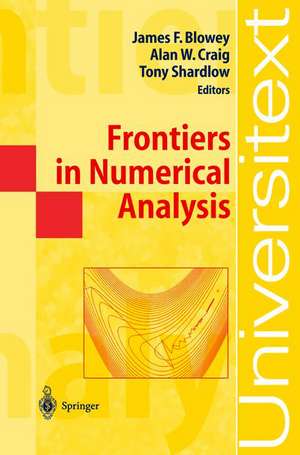 Frontiers in Numerical Analysis: Durham 2002 de James Blowey