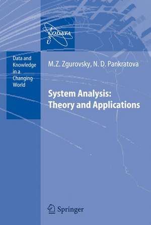 System Analysis: Theory and Applications de Mikhail Z. Zgurovsky