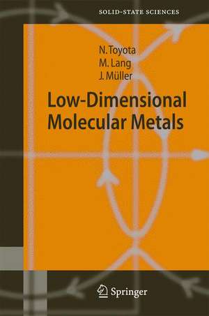 Low-Dimensional Molecular Metals de Naoki Toyota