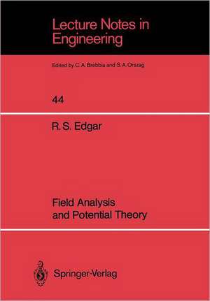 Field Analysis and Potential Theory de Robert S. Edgar