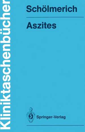 Aszites: Pathophysiologie — Diagnostik — Therapie de W. Gerok