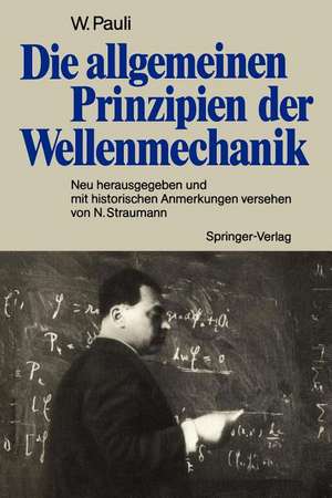 Die allgemeinen Prinzipien der Wellenmechanik: Neu herausgegeben und mit historischen Anmerkungen versehen von Norbert Straumann de Wolfgang Pauli