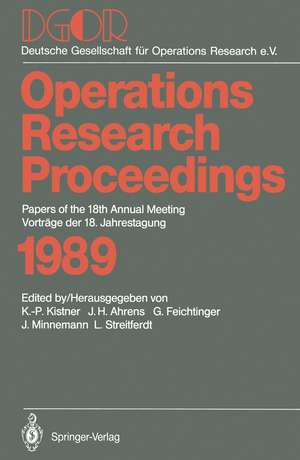 Papers of the 18th Annual Meeting / Vorträge der 18. Jahrestagung de Klaus-Peter Kistner