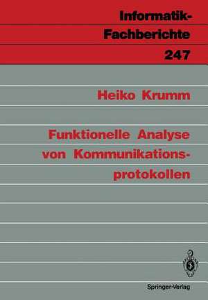 Funktionelle Analyse von Kommunikationsprotokollen de Heiko Krumm