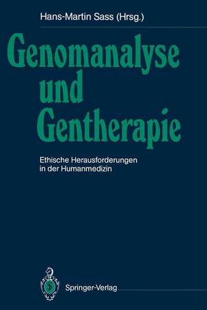 Genomanalyse und Gentherapie: Ethische Herausforderungen in der Humanmedizin de W.F. Anderson