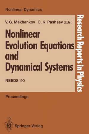 Nonlinear Evolution Equations and Dynamical Systems: Needs ’90 de Vladimir G. Makhankov