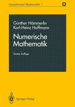 Numerische Mathematik de Günther Hämmerlin