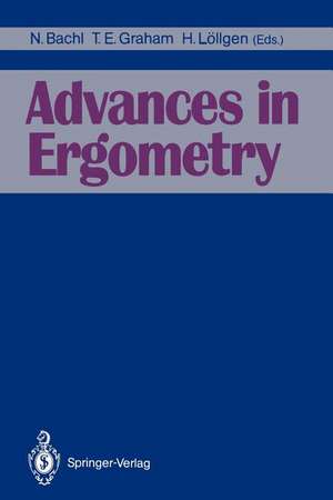 Advances in Ergometry de Norbert Bachl