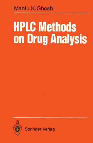 HPLC Methods on Drug Analysis de Mantu K. Ghosh