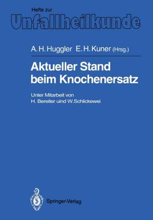 Aktueller Stand beim Knochenersatz de H. Bereiter