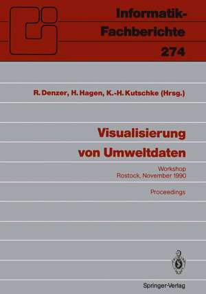 Visualisierung von Umweltdaten: Rostock, 20. November 1990 Proceedings de Ralf Denzer