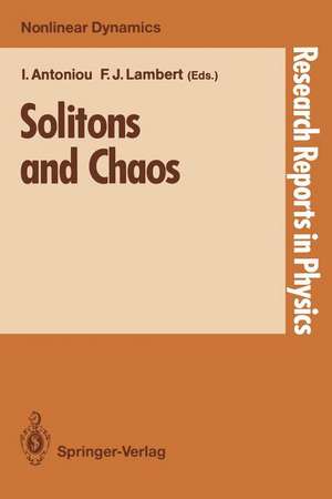 Solitons and Chaos de Ioannis Antoniou