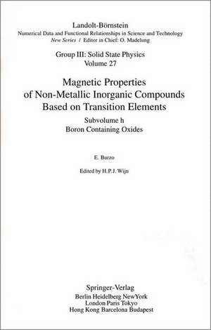 Boron Containing Oxides de E. Burzo