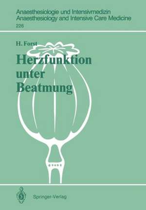 Herzfunktion unter Beatmung de Helmuth Forst