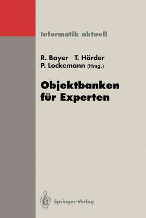 Objektbanken für Experten: Kolloquium, Stuttgart, 12./13. Oktober 1992 de R. Bayer