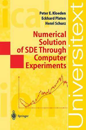 Numerical Solution of SDE Through Computer Experiments de Peter Eris Kloeden