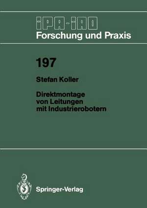 Direktmontage von Leitungen mit Industrierobotern de Stefan Koller