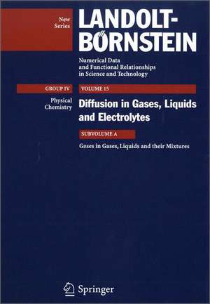 Gases in Gases, Liquids and their Mixtures de J. Winkelmann