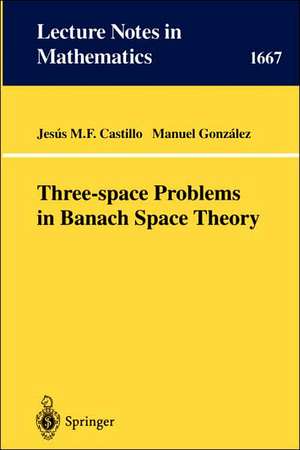 Three-space Problems in Banach Space Theory de Jesus M.F. Castillo