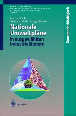 Nationale Umweltpläne in ausgewählten Industrieländern de C. Koll