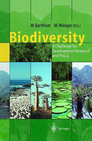 Biodiversity: A Challenge for Development Research and Policy de N. Biedinger