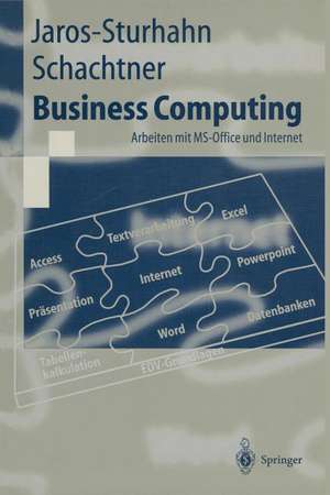 Business Computing: Arbeiten mit MS-Office und Internet de Anke Jaros-Sturhahn