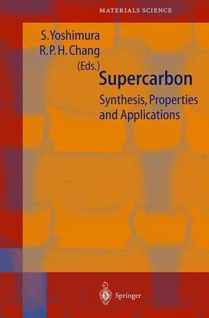 Supercarbon: Synthesis, Properties and Applications de Susumu Yoshimura