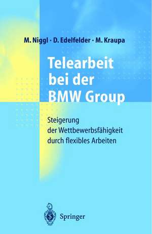 Telearbeit bei der BMW Group: Steigerung der Wettbewerbsfähigkeit durch flexibles Arbeiten de M. Niggl