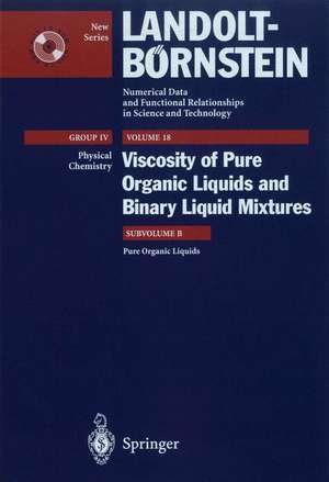 Pure Organic Liquids de C. Wohlfarth