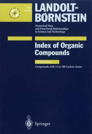 Compounds with 13 to 100 Carbon Atoms de V. Vill