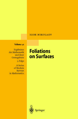 Foliations on Surfaces de Igor Nikolaev