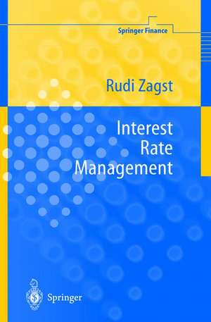 Interest-Rate Management de Rudi Zagst