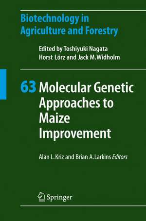 Molecular Genetic Approaches to Maize Improvement de Alan L. Kriz