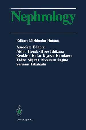 Nephrology: Volume I de Michinobu Hatano