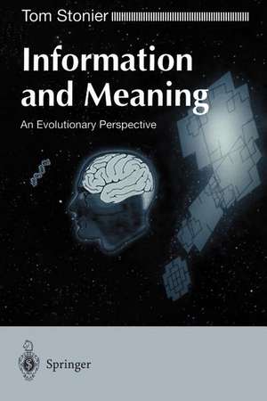 Information and Meaning: An Evolutionary Perspective de Tom Stonier