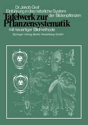 Tafelwerk zur Pflanzensystematik: Einführung in das natürliche System der Blütenpflanzen durch neuartige Bildmethode de H. Weber