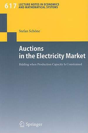 Auctions in the Electricity Market: Bidding when Production Capacity Is Constrained de Stefan Schöne