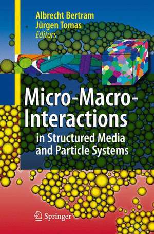 Micro-Macro-Interactions: In Structured Media and Particle Systems de Albrecht Bertram