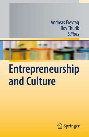 Entrepreneurship and Culture de Andreas Freytag