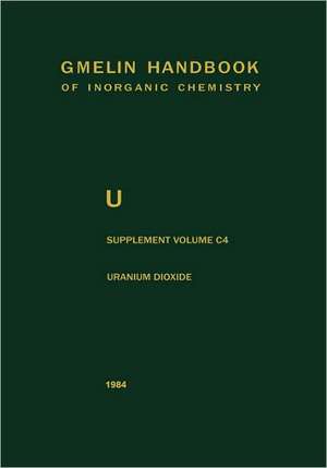 Uranium Dioxide, UO2, Preparation and Crystallographic Properties de Dieter Vollath