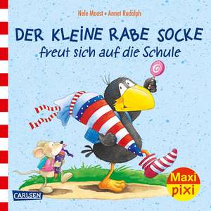 Maxi Pixi 315: VE 5 Rabe Socke freut sich auf die Schule (5 Exemplare) de Nele Moost