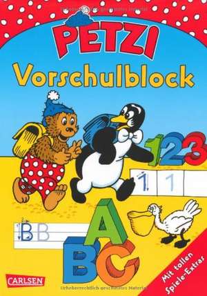 Petzi Beschäftigungsbücher: Petzi Vorschulblock de Vilhelm Hansen