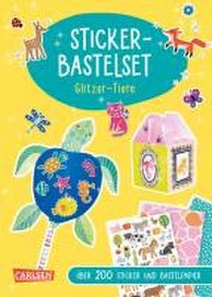 Sticker-Bastelset: Glitzer-Tiere de Anton Poitier