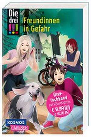 Die drei !!! 50: Freundinnen in Gefahr (Dreifachband. Enthält die Bände: Verlorenes Herz, Spuren der Vergangenheit, Falsche Freunde) de Maja von Vogel