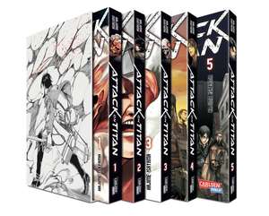 Attack on Titan, Bände 1-5 im Sammelschuber mit Extra de Hajime Isayama